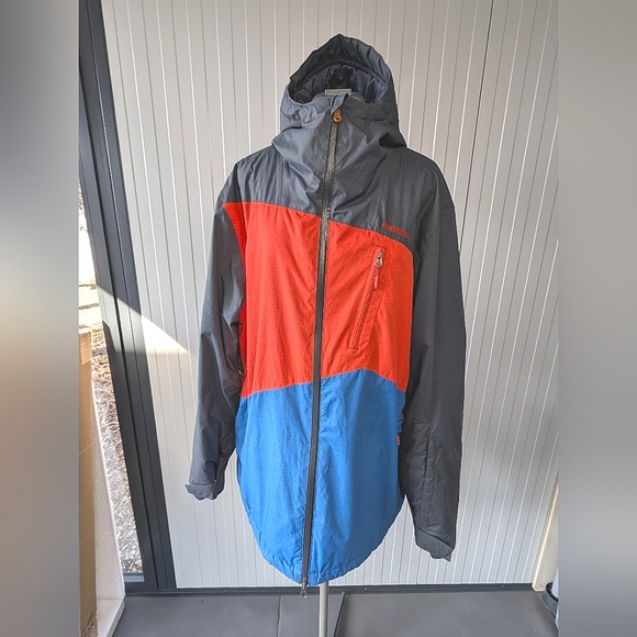Millennium Three Aquabase Unisex XL waterproof snowboard ski jacket blue Grey - Picture 1 of 12